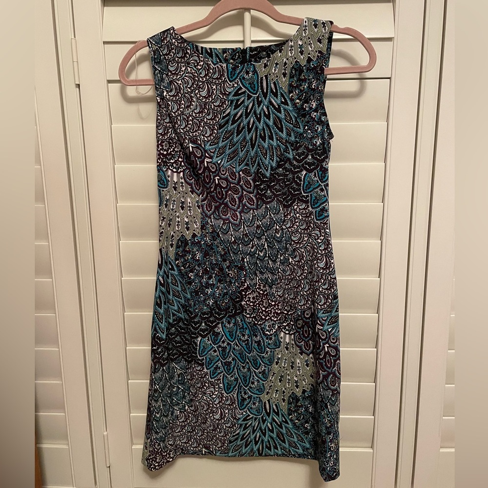 Peacock paisley mandala floral dress